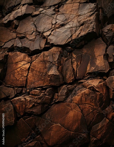 Obraz na płótnie brown stone backdrop trexture w salonie