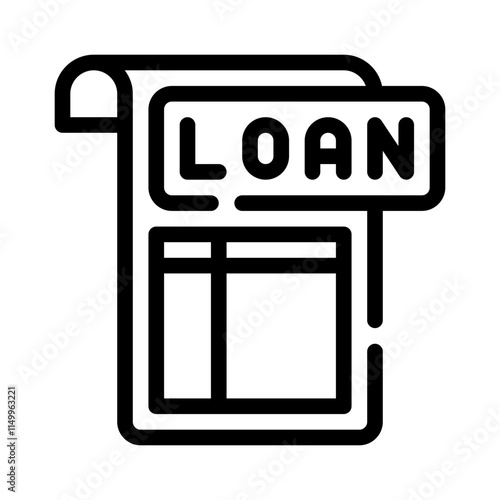 borrowing line icon