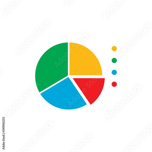 Free Download Business Graph Icon. Chart Symbol Silhouette Vector - GFXLoad