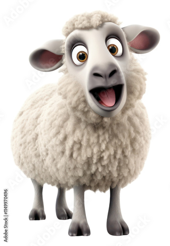 PNG Sheep cartoon animal mammal. photo