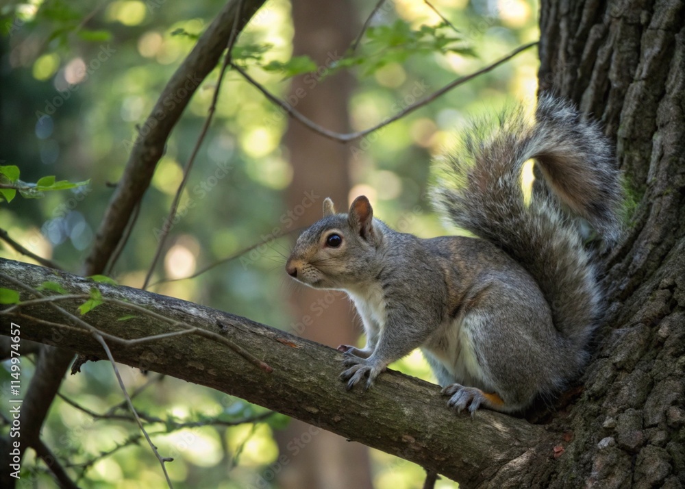 Squirrel on a tree Squirrel on a tree