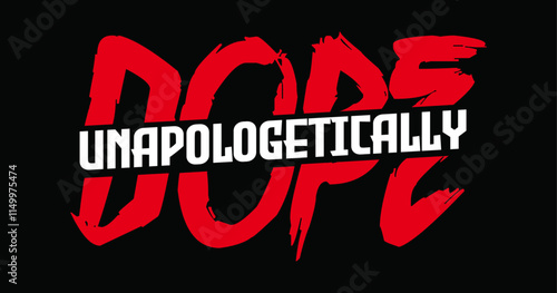 dope unapologically girl script design typography lettering