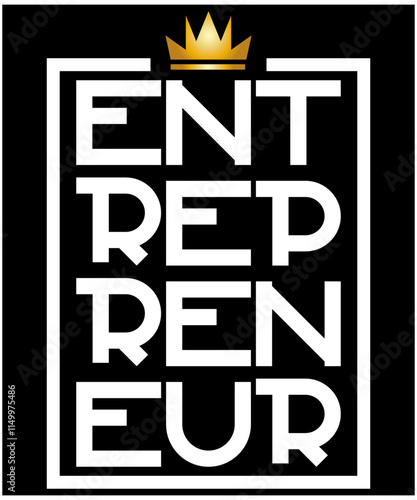 crown entrepreneur Stylish and Customizable Vector Templates