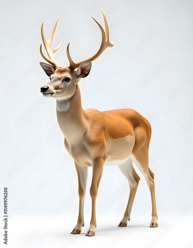 Obraz premium deer in the snow