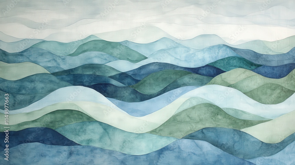 custom made wallpaper toronto digitalVisualize a beautiful watercolor backdrop where the undulating sea waves come to life
