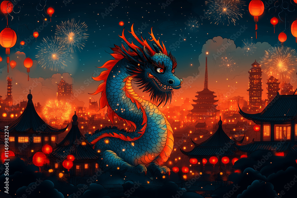 Fototapeta premium Le nouvel an chinois