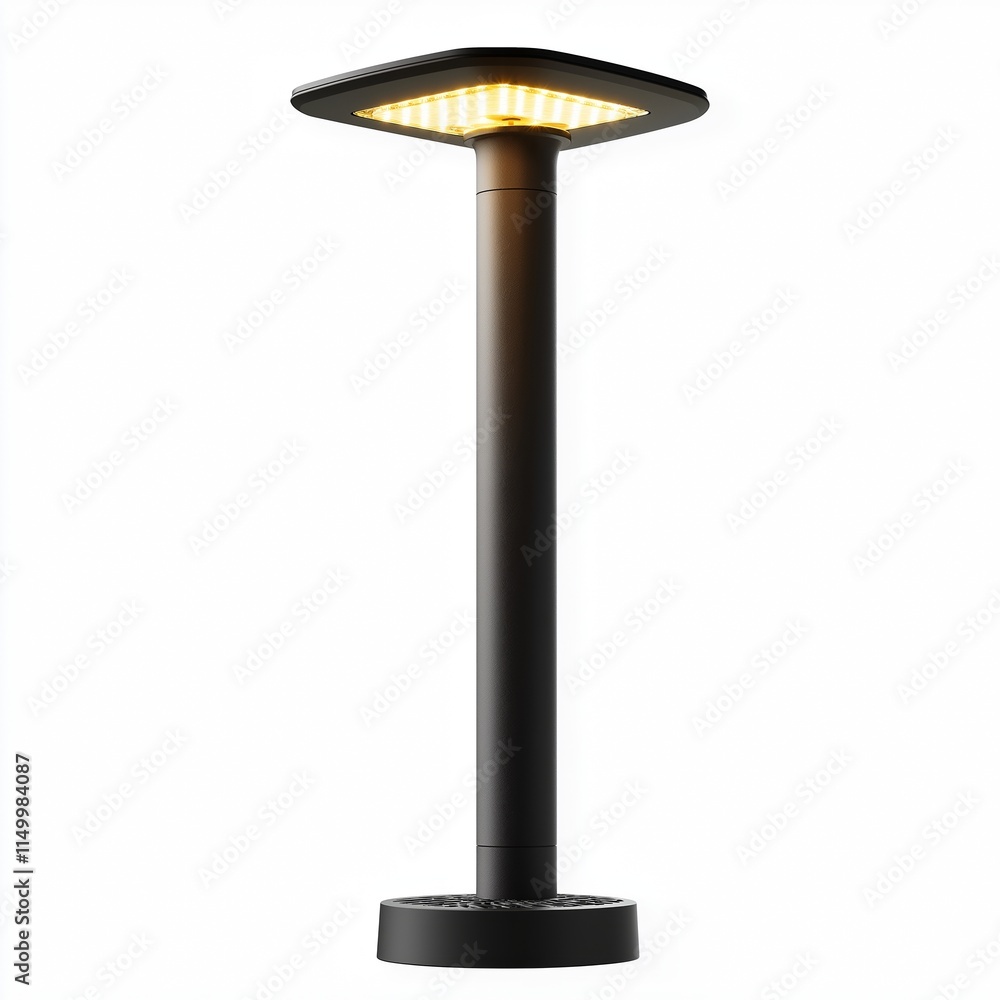 Smart Garden Light with Adjustable Color Temperature , isolated on a white background , High quality , No blur Smart Garden Light with Adjustable Color Temperature , isolated on a white background , High quality , No blur