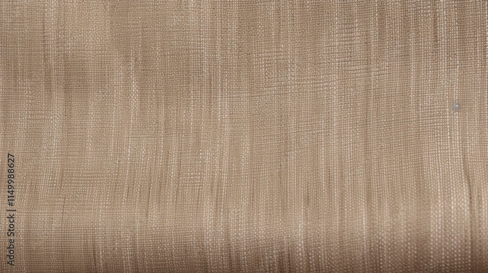 Fototapeta premium Textured Beige Fabric Background Showing Subtle Pattern