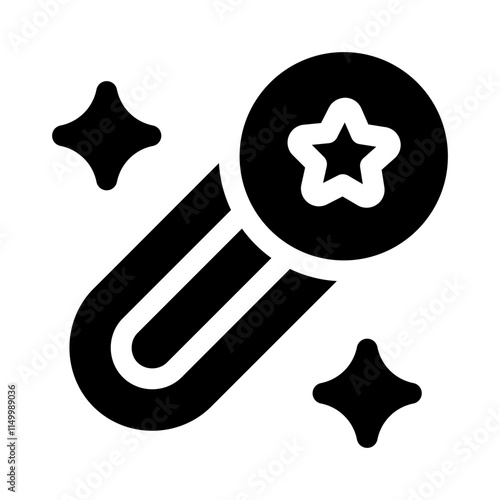 Brooch glyph icon