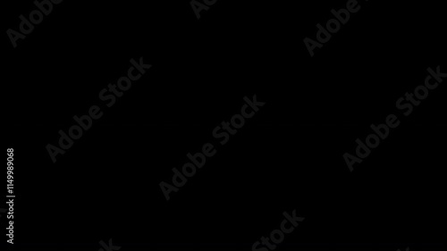 Stroke of magic stars on black background. Concept: Magic, magic stars.