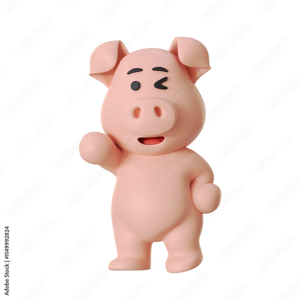 Cute Pig Mascot Cute Pig Mascot