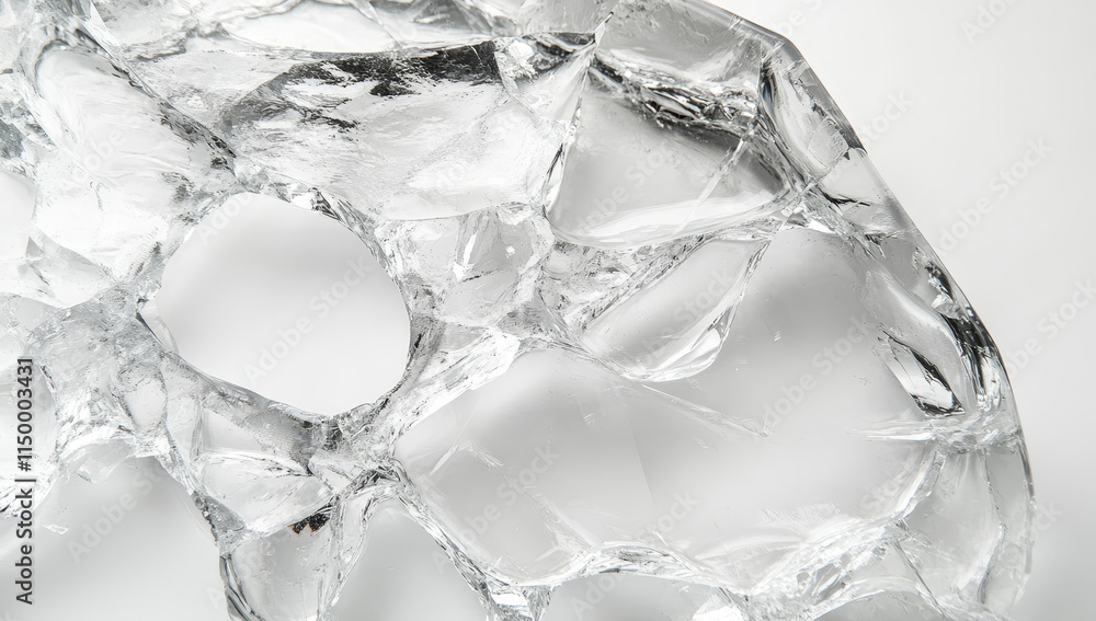 Cracked ice texture, abstract background. Cracked ice texture, abstract background.