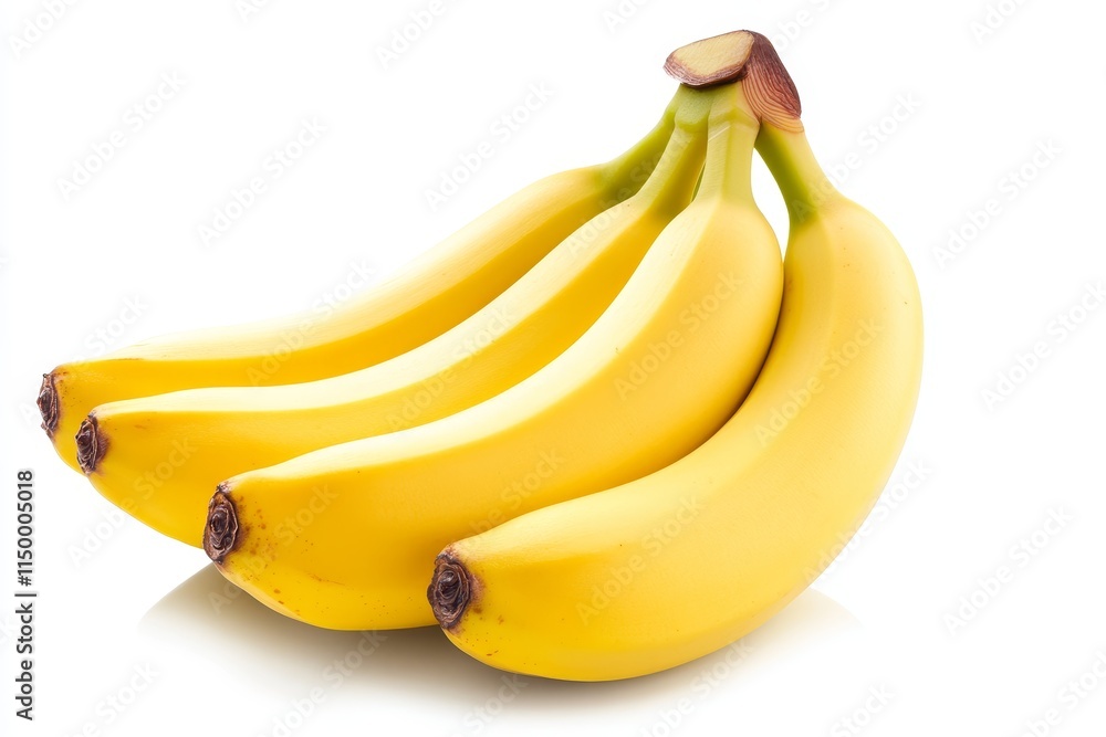Bunch of ripe yellow bananas isolated on white background. (5) Bunch of ripe yellow bananas isolated on white background. (5)