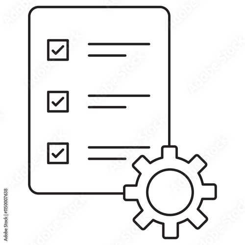 Test Icon, Ensuring Excellence Comprehensive Testing Strategies, Mastering the Process of Validation and Verification, Icon vector