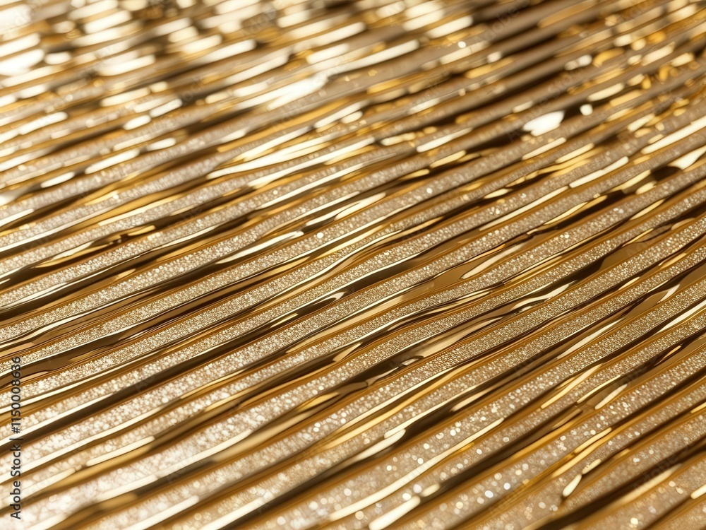 Luxurious Gold Glitter Texture Background Elegant Shimmering Stripes Luxurious Gold Glitter Texture Background Elegant Shimmering Stripes