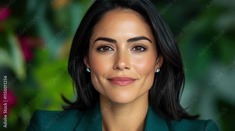 Fototapeta premium Confident Hispanic Businesswoman Portrait