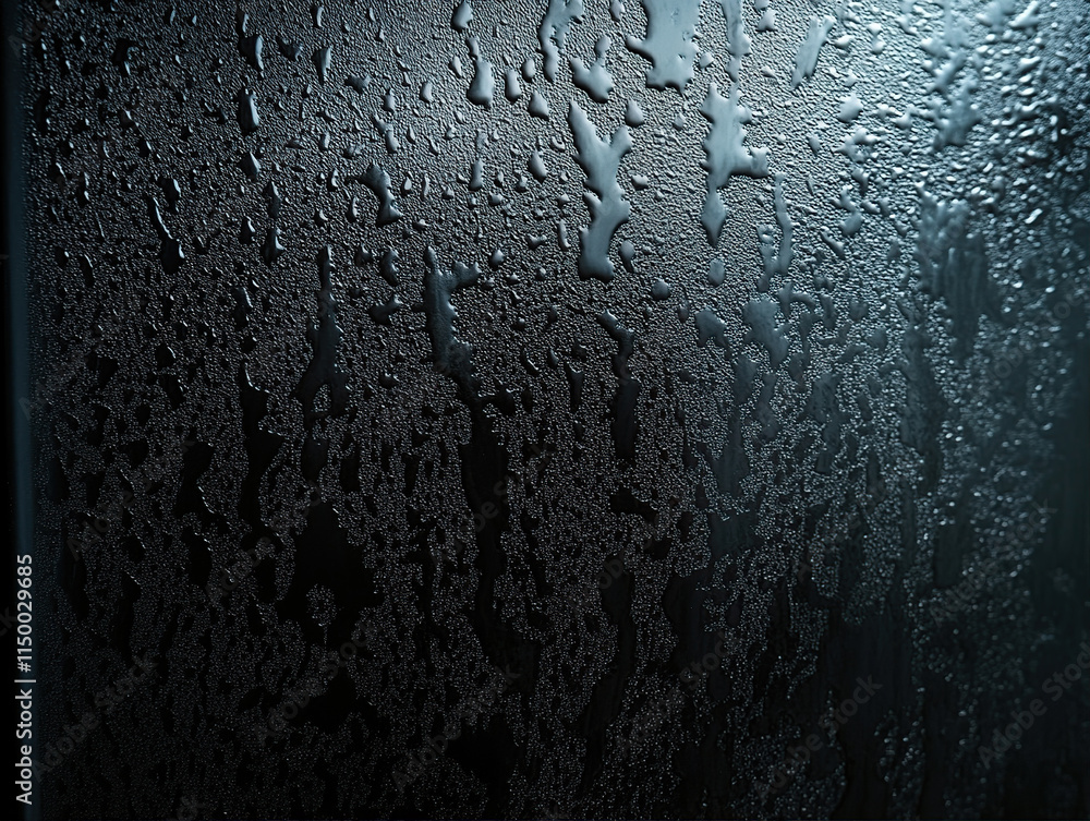 Fototapeta premium water drops on glass