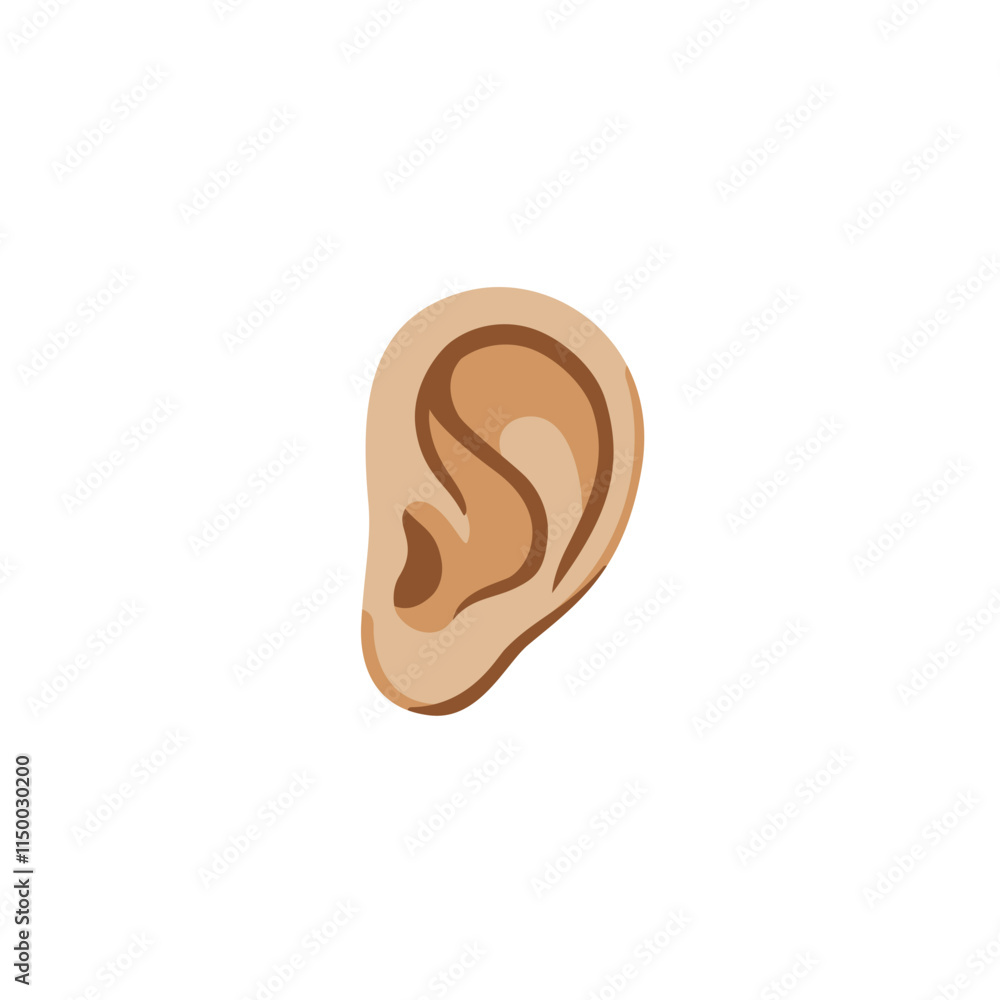 Fototapeta premium Ear Emoji