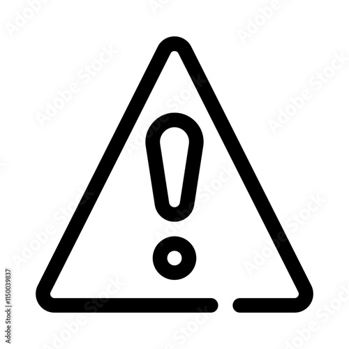 caution line icon