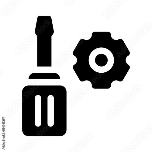 screwdriver glyph icon