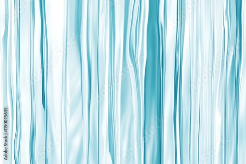 Water-streaked glass texture with long vertical patterns in soft blue tones