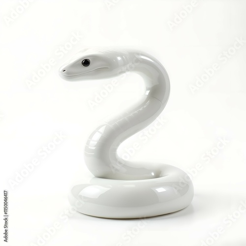 White snake brings good luck and fortune