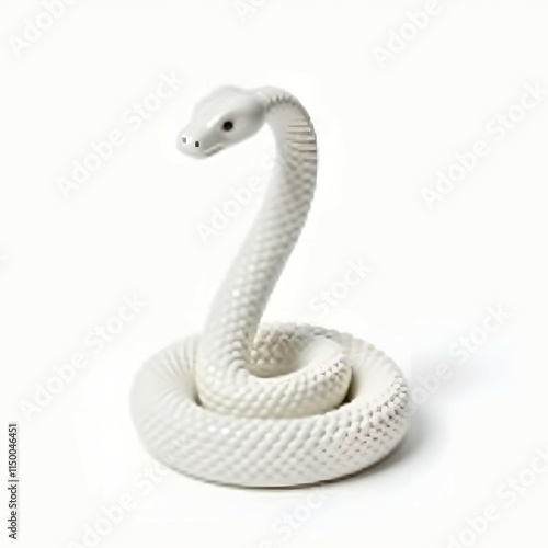 White snake brings good luck and fortune