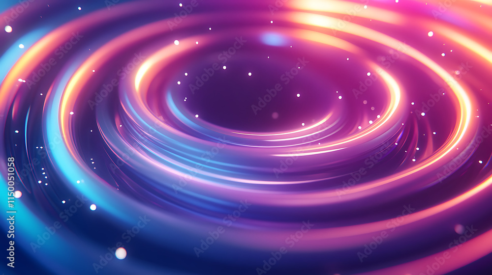 Cosmic Vortex: A mesmerizing abstract design featuring a swirling vortex of vibrant blue and pink light, evoking a sense of cosmic energy and the infinite possibilities of space. Cosmic Vortex: A mesmerizing abstract design featuring a swirling vortex of vibrant blue and pink light, evoking a sense of cosmic energy and the infinite possibilities of space.