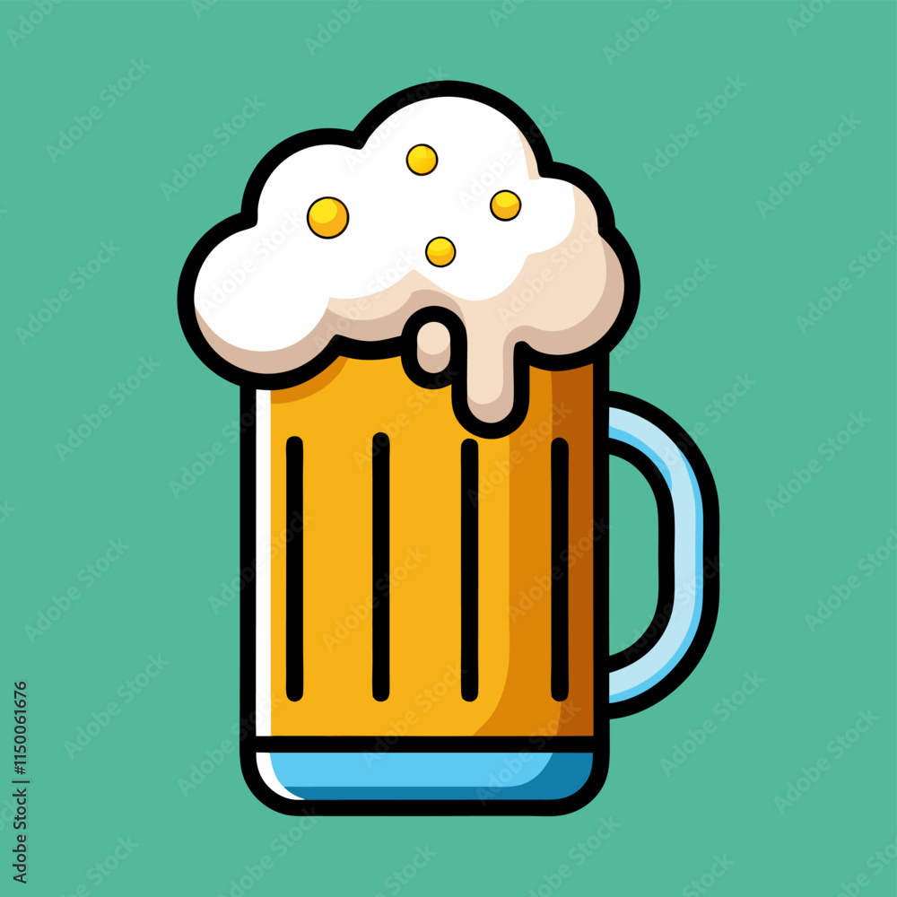 glass of beer with foam glass of beer with foam