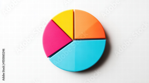 Colorful pie chart illustrating personal growth areas with vibrant segments Free Download Colorful pie chart illustrating personal growth areas with vibrant segments - GFXLoad