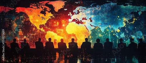 international conference with world government leaders, concept of peace and war, global diplomacy, global meeting, world leaders, political discussions, conspiracy theories