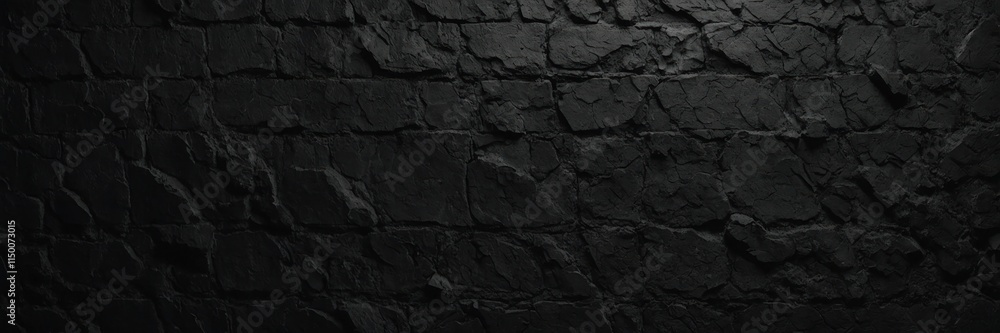 Dark Textured Stone Wall with Cracked and Uneven Surface Wallpaper Banner Background Dark Textured Stone Wall with Cracked and Uneven Surface Wallpaper Banner Background