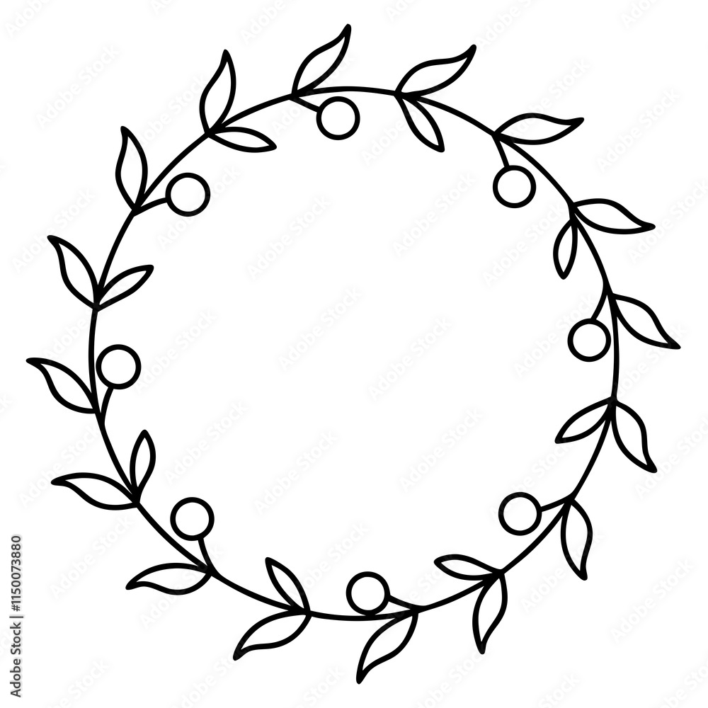 holiday-wreath-with-berries-on-white-background holiday-wreath-with-berries-on-white-background