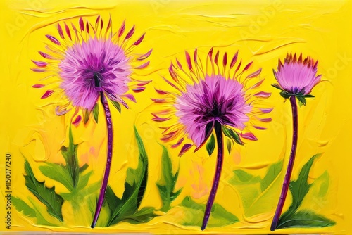 17 dandelion yellow fdcf and magenta purple ffff photo