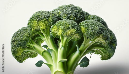 Wallpaper Mural broccoli isolated on white background - Delicious fresh broccoli isolated on white background Torontodigital.ca