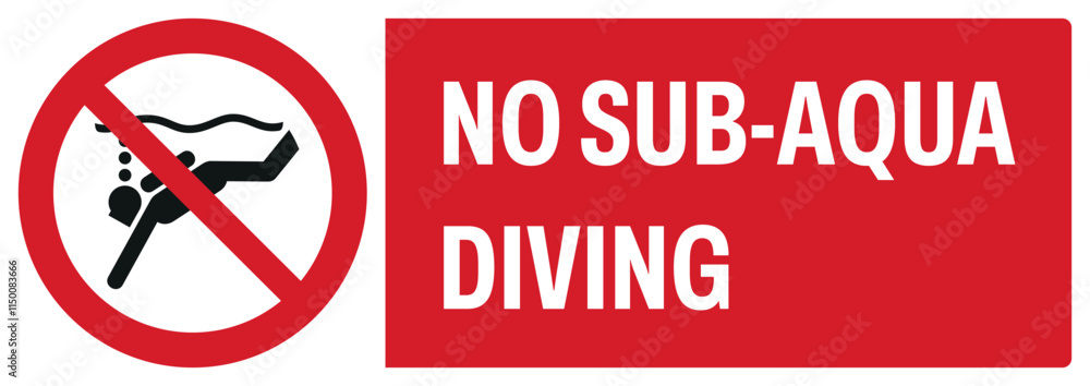 ISO prohibition safety signs uppercase text_no sub-aqua diving_landscape size 1/2 a4,a3,a2,a1
ISO prohibition safety signs uppercase text_no sub-aqua diving_landscape size 1/2 a4,a3,a2,a1