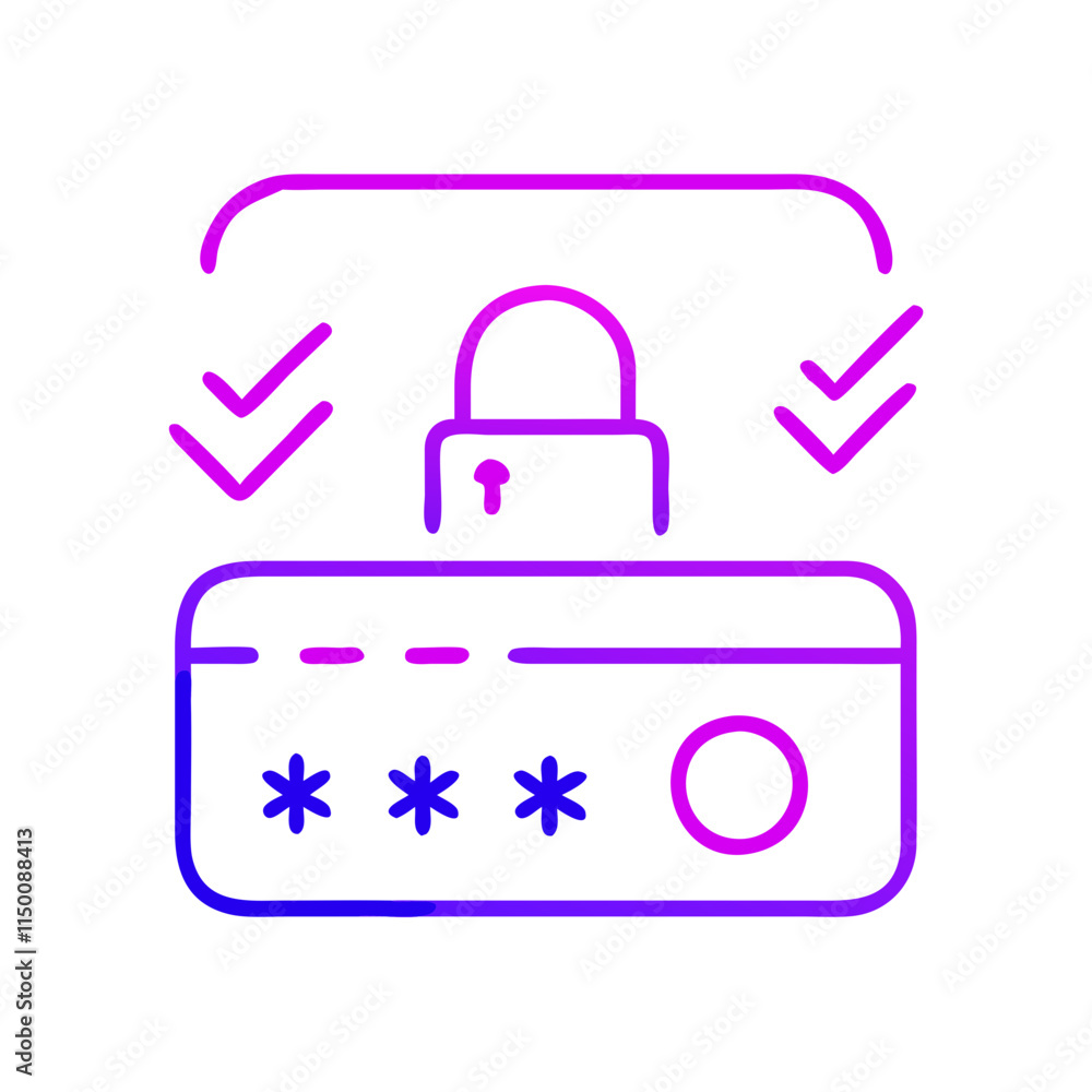 Minimalist password manager icon with lock and secure credentials. Perfect for content about cybersecurity, data protection, and digital threats. Symbol of danger, viruses, and data breaches Minimalist password manager icon with lock and secure credentials. Perfect for content about cybersecurity, data protection, and digital threats. Symbol of danger, viruses, and data breaches