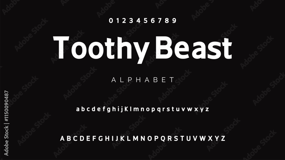 Abstract modern sans serif alphabet font. Abstract modern sans serif alphabet font.