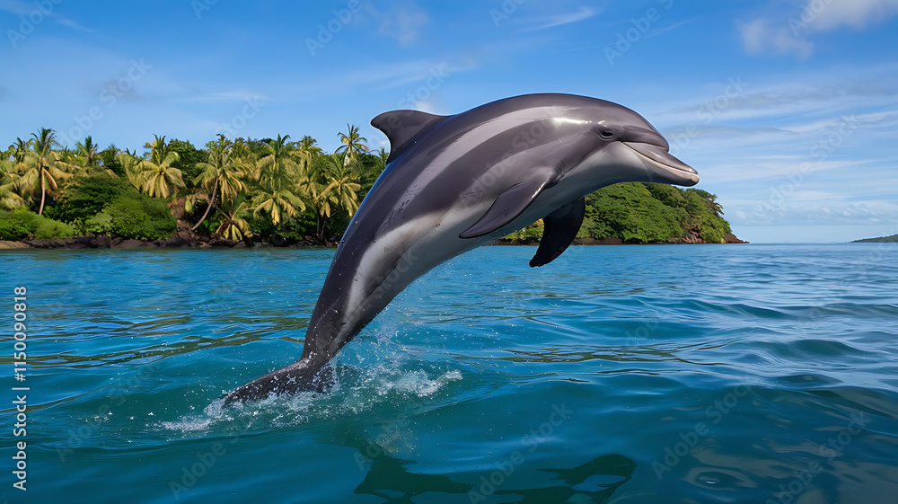 Fototapeta premium Whale in the water