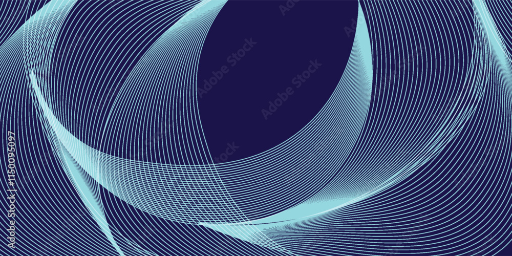 Abstract blue background with glowing curved lines. Shiny blue swirl curve lines design. Spiral lines. Geometric oval pattern. Futuristic technology concept. Vector illustration Abstract blue background with glowing curved lines. Shiny blue swirl curve lines design. Spiral lines. Geometric oval pattern. Futuristic technology concept. Vector illustration