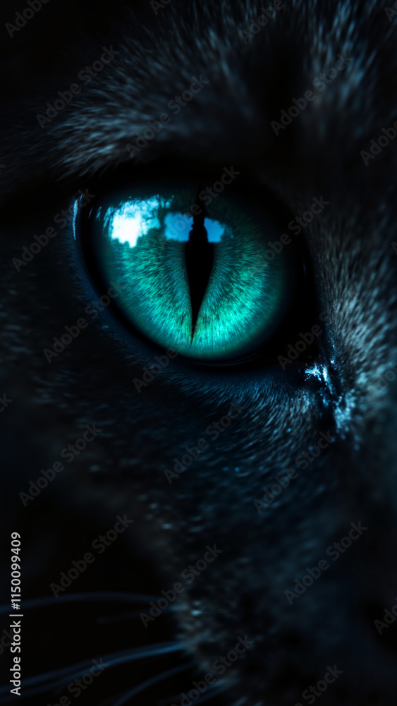 Eye of the cat.