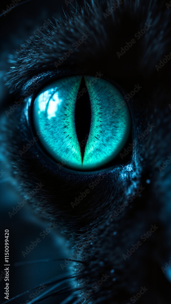 Eye of the cat.