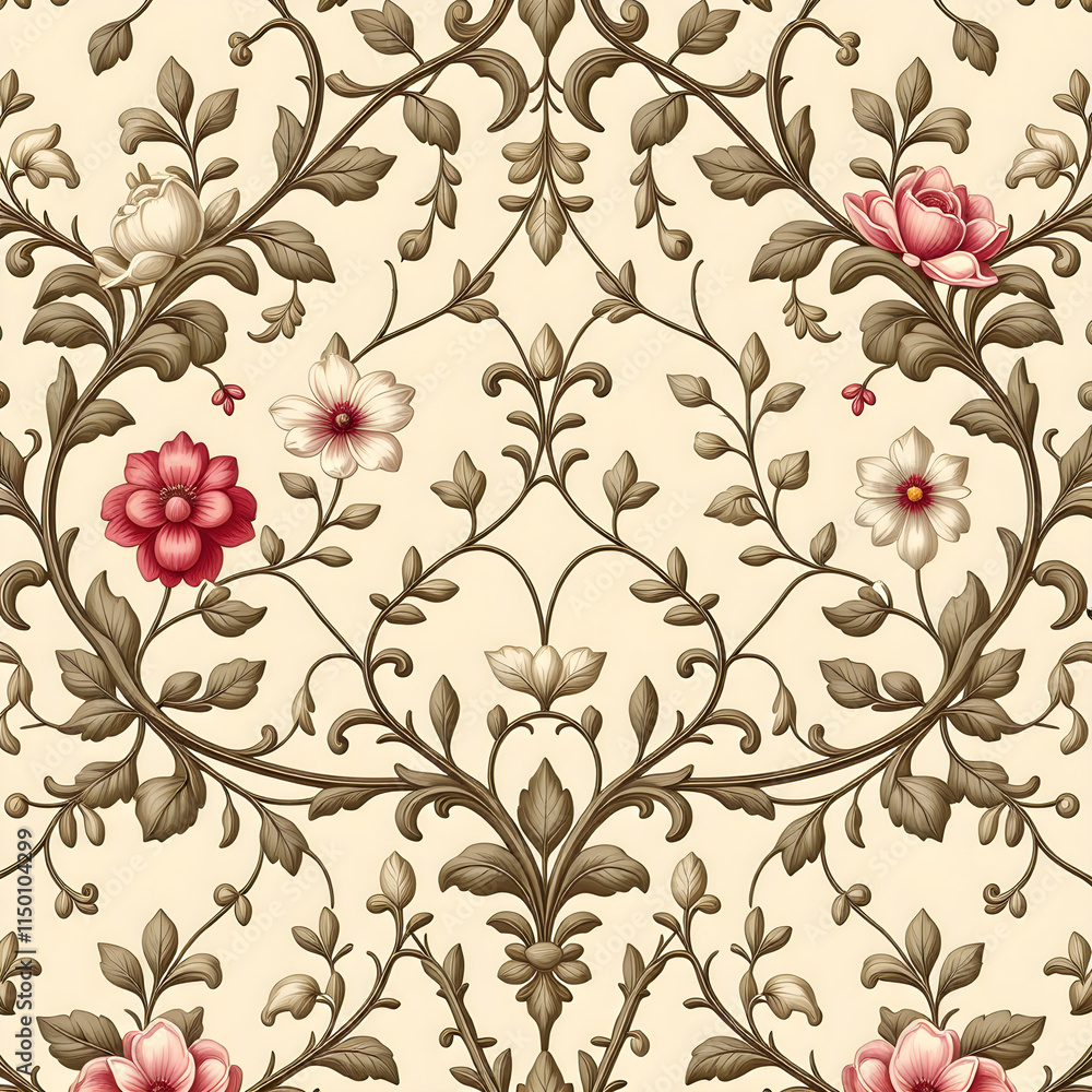 seamless pattern with flowers seamless pattern with flowers