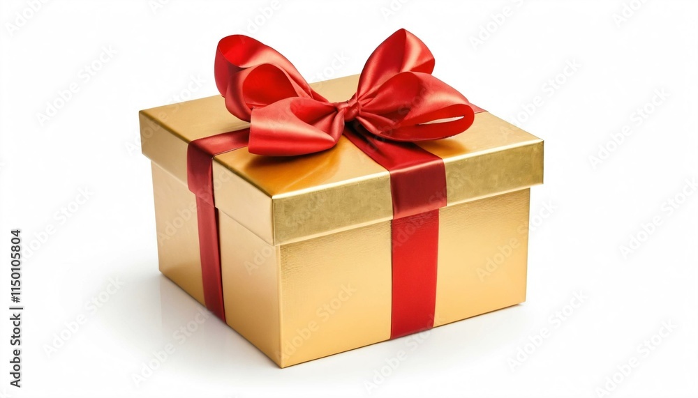 gift box with red ribbon gift box with red ribbon