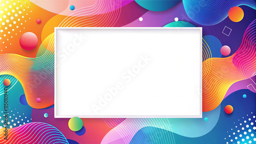 abstract border design. gradient abstract design