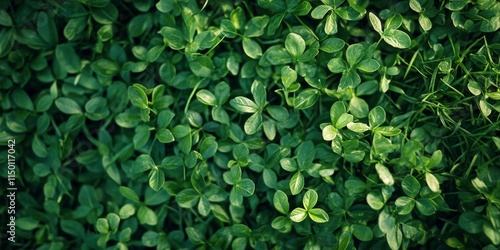 Wallpaper Mural Green leafy plants in natural light Torontodigital.ca