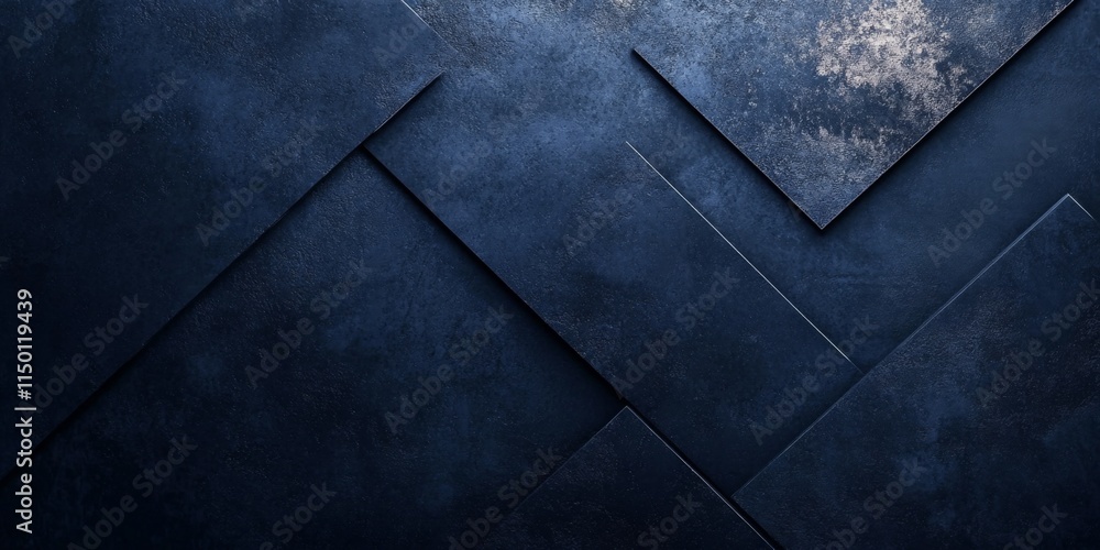 Dark blue textured surface with geometric patterns Dark blue textured surface with geometric patterns