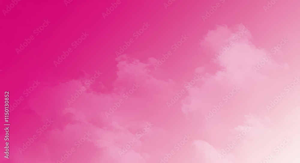 Fototapeta premium Pink Cloud Background
