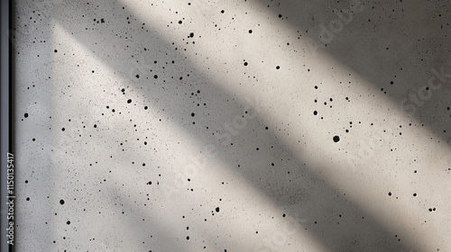 Sunlight and Shadows: Abstract Texture of Speckled Surface with Diagonal Light Beams