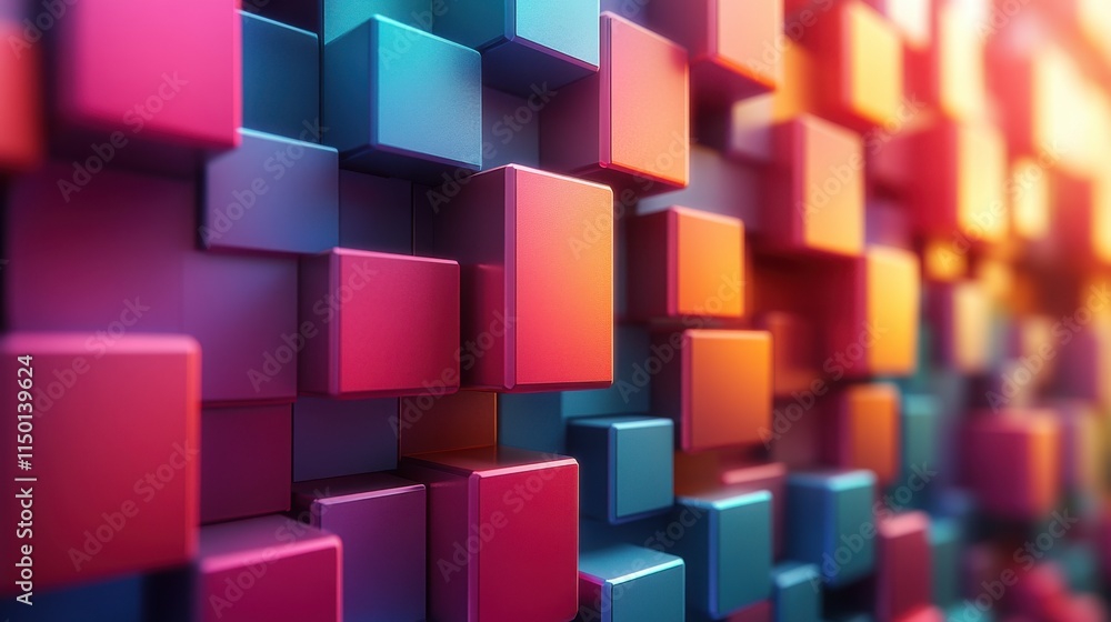 abstract 3d render modern animation with cubes geometric background motion design seamless looped vide abstract 3d render modern animation with cubes geometric background motion design seamless looped vide